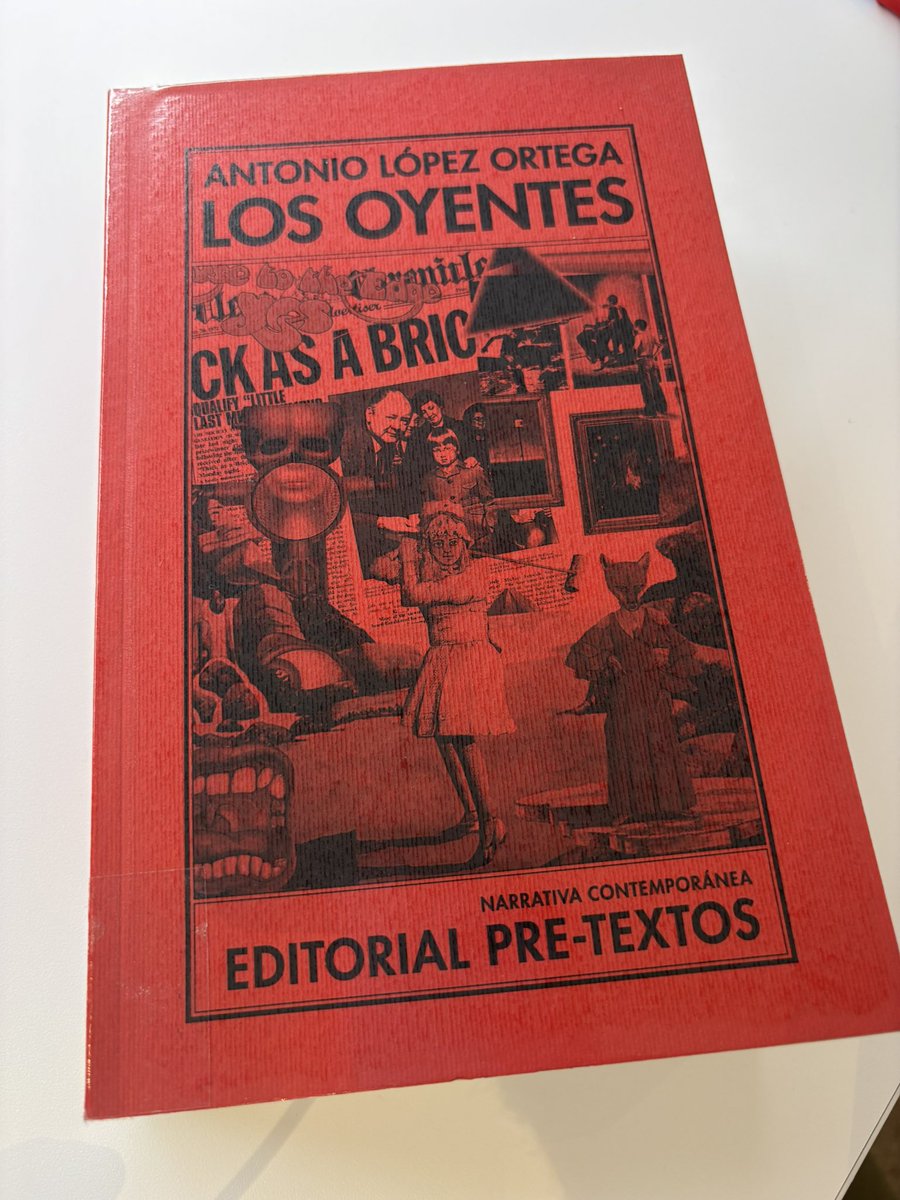 ramosflamerich's tweet photo. Sugerí a la biblioteca de la @Sorbonne_Nvelle que comprara la nueva novela de @ALopez_Ortega: «Los oyentes». Aceptaron la sugerencia y ya llegó. Empezando su lectura. https://t.co/tg2itoWyi1