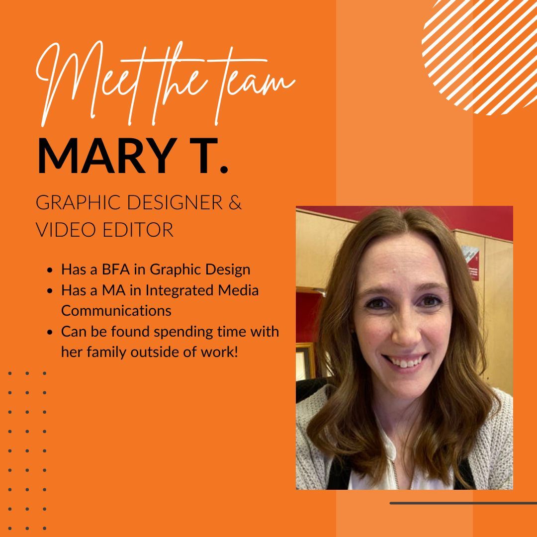 Meet Mary! 

She's one of our AMAZING graphic designers and video editor. 🧡

We are so thankful she's part of the team! 

#ibo #ourteamrocks #backofficesupport #teamapprecation