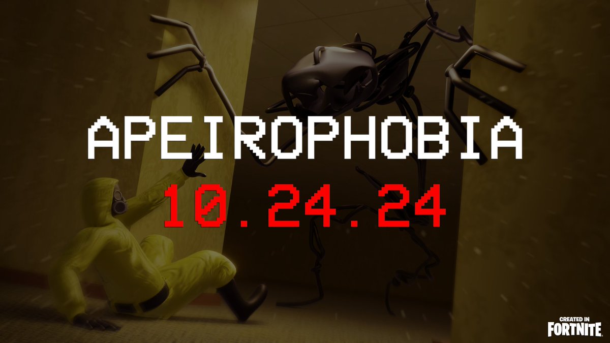 Apeirophobia - New Fortnite Horror map soon 💡
10 . 24 . 24

#Horror #UEFN #Fortnite #Fortnitemares