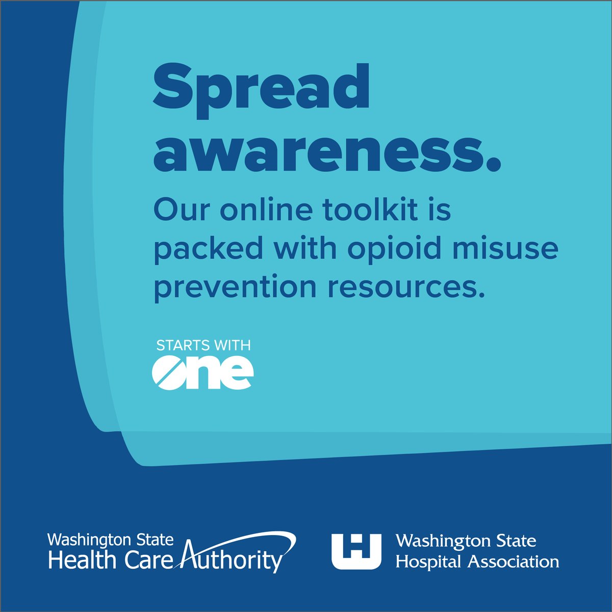 WA_Health_Care's tweet photo. Providers! HCA and WSHA have partnered to provide you with opioid misuse prevention materials you can use to educate your patients. #StartswithOne #WSHA #GetTheFactsRX #LockUpYourMeds
Get the toolkit at https://t.co/PlUjs7ngcX https://t.co/OXOzH5ZiPK