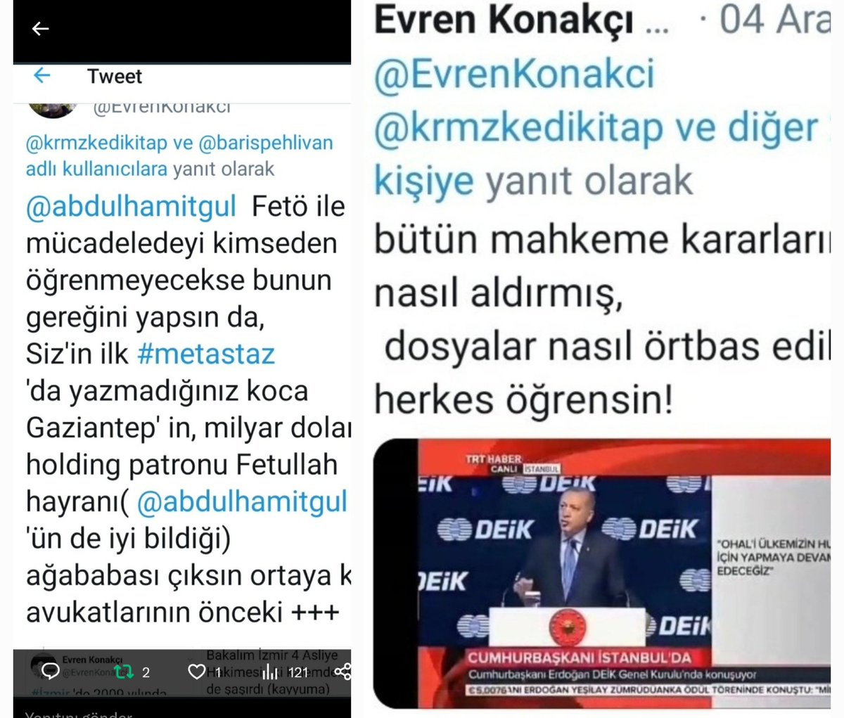 EvrenKonakci's tweet photo. @barispehlivan 5 yıl önce yeni bir suç öğrendik. Hakim savcılığa ihbar bile etmedi. Fizik olarak benden çok küçük Kalem Müdüresi benim iterek dışarı çıkardı.Size daha önce defeatle yazmıştım. Size göre böyle mi Fetö virüsü devam ediyor. #metastaz !!! https://t.co/zQD7xI20kb