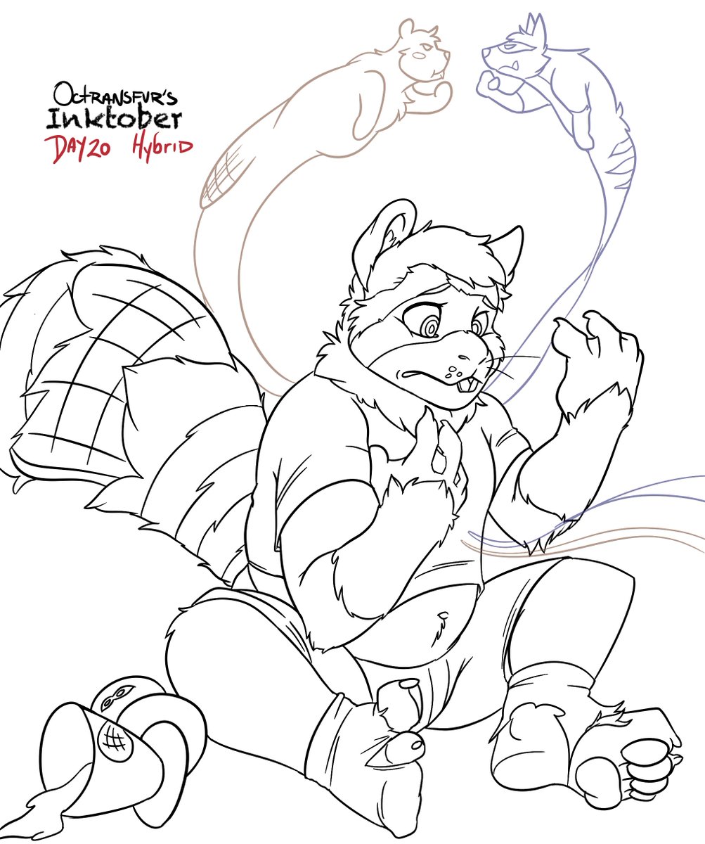 XidsDiesel's tweet photo. Inktober- Day 20 - Hybrid
Its always weird when to animal spirits fight over changing you into one of there kin. Kit is finding himself a one of a kind Racceaver
#Octransfur #inktober2024 https://t.co/RRtdu8YeM3