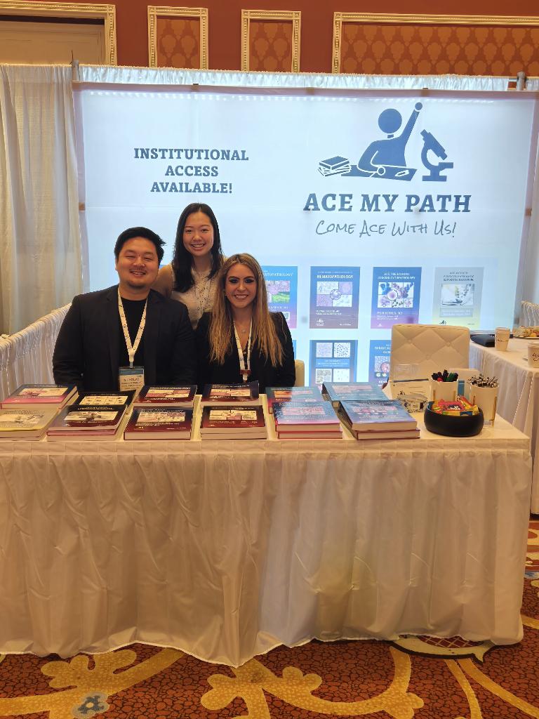 AkankshaGuptaMD's tweet photo. Our "@AceMyPath Champions" are ready for you! The #CAP24 discounts are ending today! Buy the books while they last! Visit our #Booth210 by the main entrance.
@emchoung8 @AranzaPinedo https://t.co/tLDccn95Cs