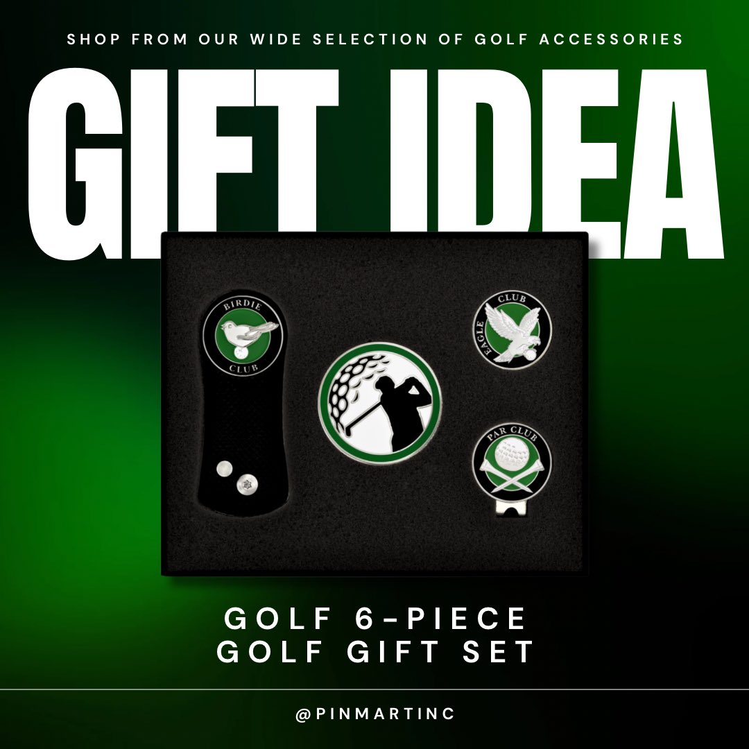 PinMart's tweet image. Fore-ward thinking gift idea: Upgrade your golfer's gear with these stylish accessories!

Discover top-quality golf accessories to enhance your game. Browse our wide selection of Golf Gift Sets, Divot Tools, Hat Clips, and MORE! ⛳️🎁

#pinmart #golfaccessories