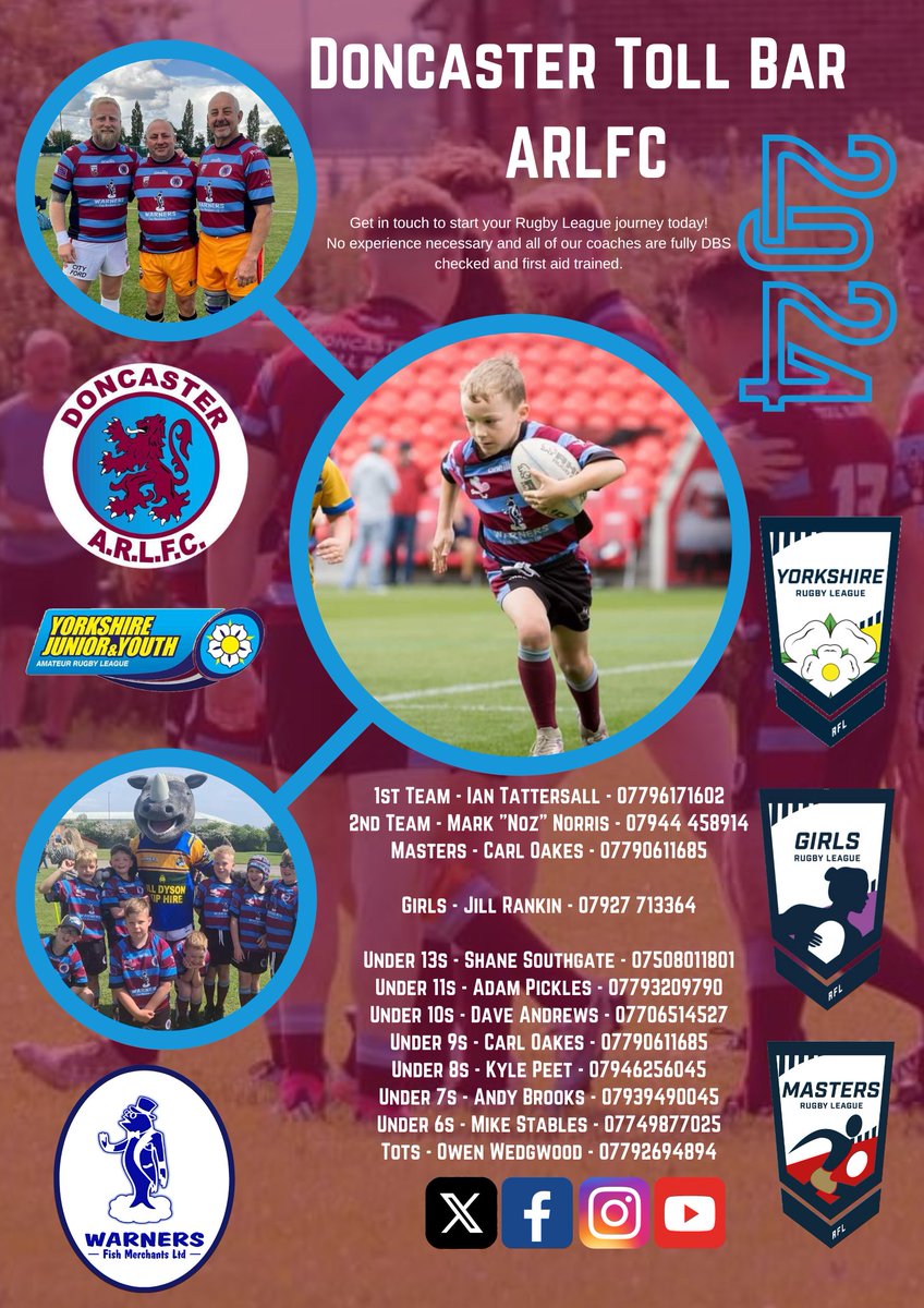 Our season is nearly all wrapped up now as far as league games are concerned. We still have loads of fun things going off at the club during the off-season and before you know it we will be in 2025! Get in touch to join in the fun!!! 💙💜🏉

#Raisingthebar