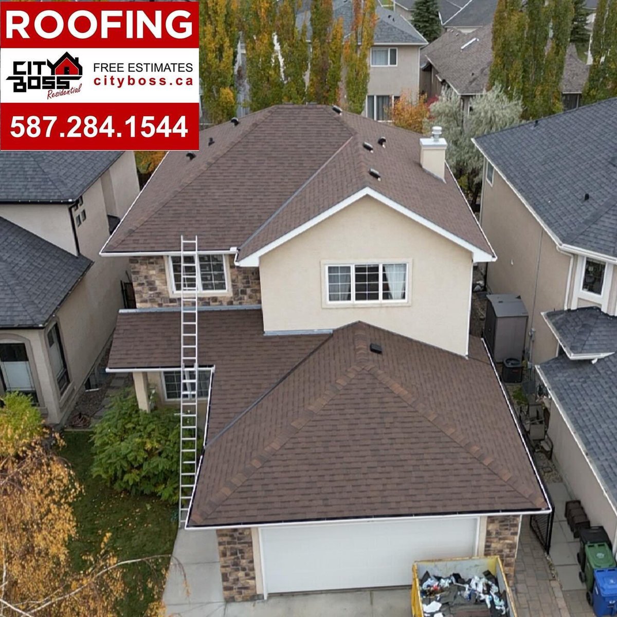 Check out this antique brown in @malarkeyroofingproducts CLASS 4 INPACT RESIST shingles 🚀🚀🚀 #cityboss #citybossroofing #roofingcalgary #calgaryroofing #calgaryroofers #calgaryroofs #reroof #yyc #yycroofs #yycroofing #roofingyyc #yycroofers