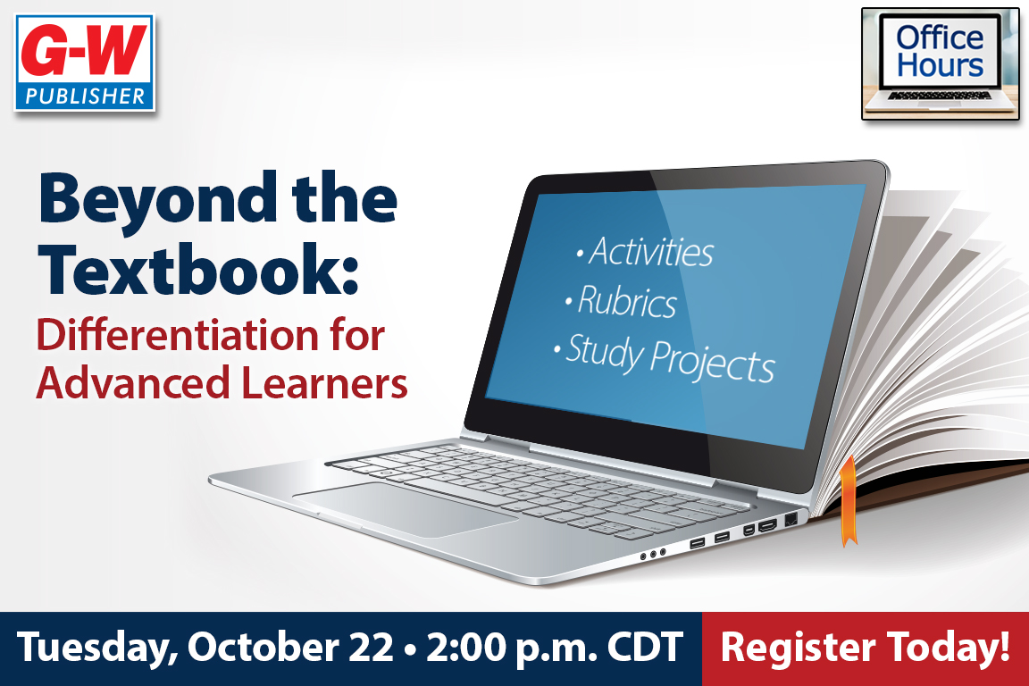 Join me tomorrow for this FREE 30-minute webinar about differentiating for our advanced learners!
events.teams.microsoft.com/event/6164056a…

#PD #differentiation #education #ProfessionalDevelopment