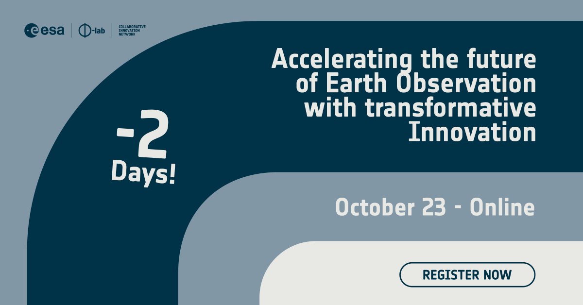 🌍 Just 2 days until the Collaborative Innovation Network launch! Join us on 23 Oct to explore the future of #EO and emerging technologies. Hear from ESA Φ-lab and Pi School experts on AI, Quantum Computing, and HPC innovations. 👉 Secure your spot bit.ly/3Nu2a9j
<a href="/ESA_EO/">ESA Earth Observation</a>