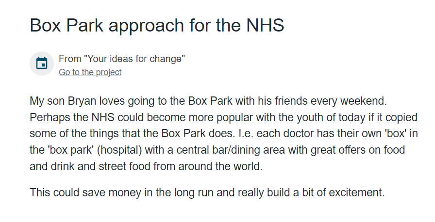 rpaton11's tweet photo. Box Park Hospitals https://t.co/ePPP96QGpL