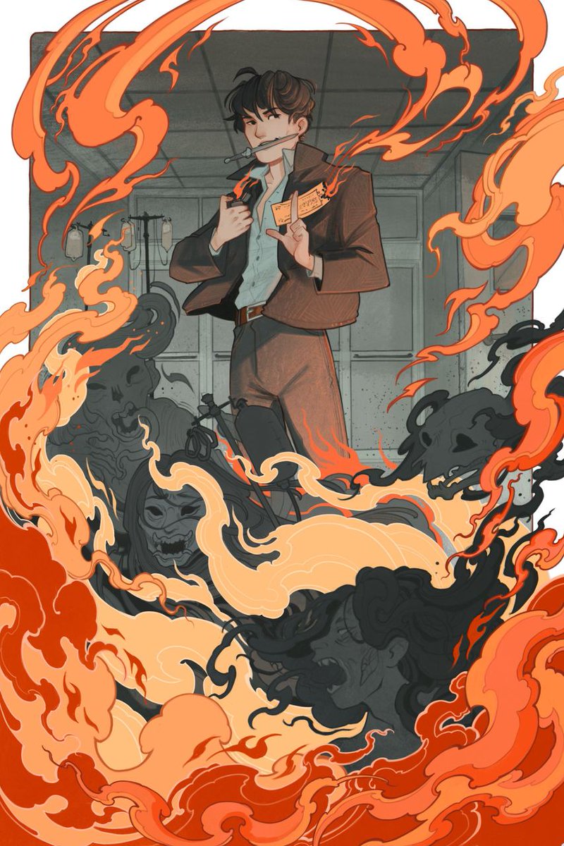 #镇魂 #ZhenHun

i'm happy to announce that i'm currently working on the russian edition of Guardian! 

my editor gave me a permission to show one of the illustrations 🩶