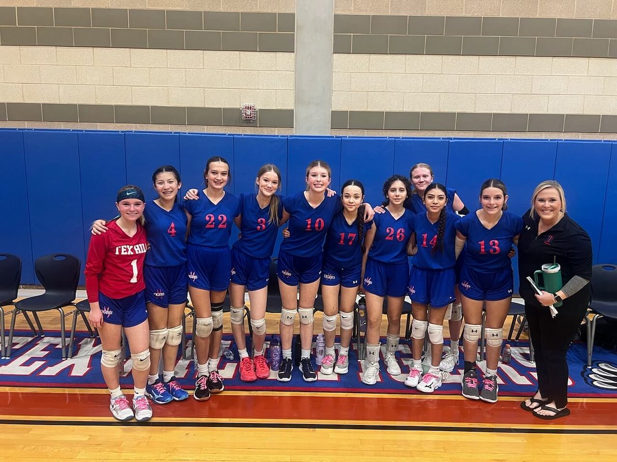 Congratulations to Coach Carter and the 8th grade A-Team volleyball players! They are headed to the End of Season Volleyball Championship game today, October 21, 2024.