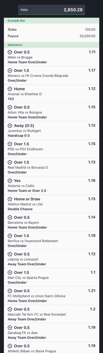 2,850 odds midweek games. winning is highly assured. You can’t miss this when you really need money. Repost for others to win, check comment section for bet code