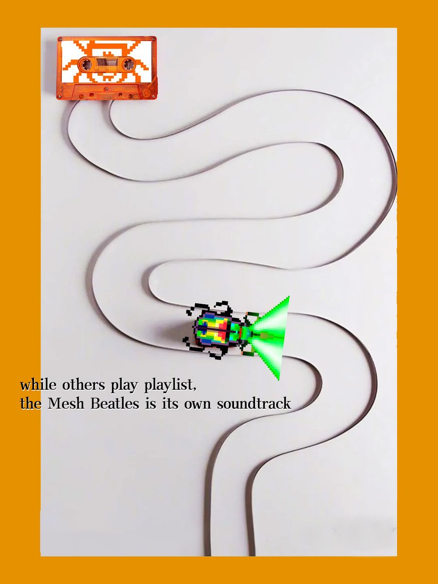 🐞While others play playlist, the Mesh Beatles is its own soundtrack..

🐞Tune into the Mesh Beatles and let your Mesh collection sing🎶🎶

#meshspirits #MeshBeatles #OrdinalsNFT #Ordinals
