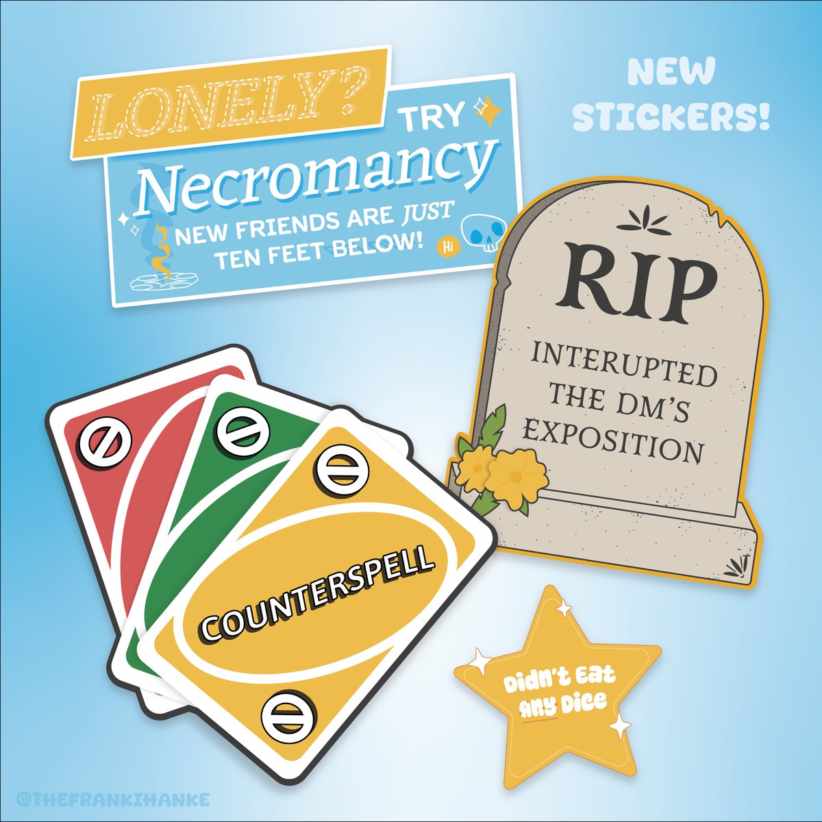 New pre-funding project means new stickers, and this time there's even more new stickers than usual! Follow the project now before Thursday's launch!