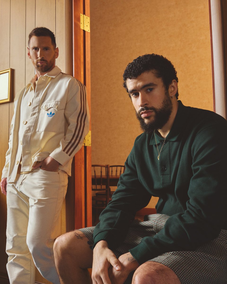 brfootball's tweet image. Leo Messi and Bad Bunny launch a collab of adidas F50s and Gazelles ✨