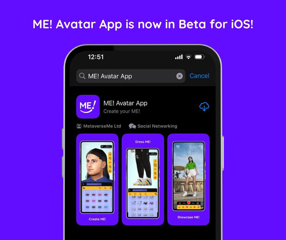 It’s here! 👏🏻

Our ME! Avatar App is now in Beta for #iOS - head over to our website to find the link to the #Apple App Store: metaverseme.com

#HBARbarians #MetaverseME