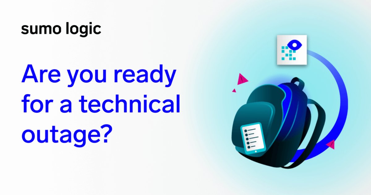 Technical outages are inevitable. The key to reducing downtime is preparation, not scrambling in a crisis.  Check out this Sumo Logic infographic to discover the 5 things you need to ensure you’re ready for any reliability emergency. ✅ #poweroflogs

ow.ly/9lst30sHmbG
