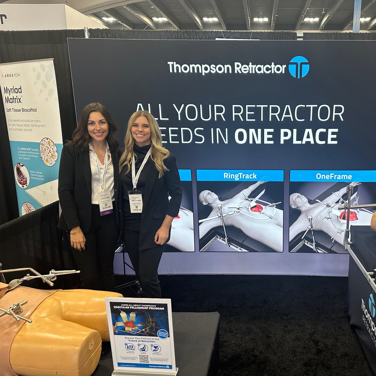 ThompsonRetract's tweet photo. We’re at #ACSCC24! 🎉 Rebecca and Alison are at our booth, ready to chat about the latest in surgical innovation. Come say hi, learn, and connect with us during the Clinical Congress—we’d love to see you!

#ThompsonRetractor #SurgicalInnovation https://t.co/AVBprWtDl3
