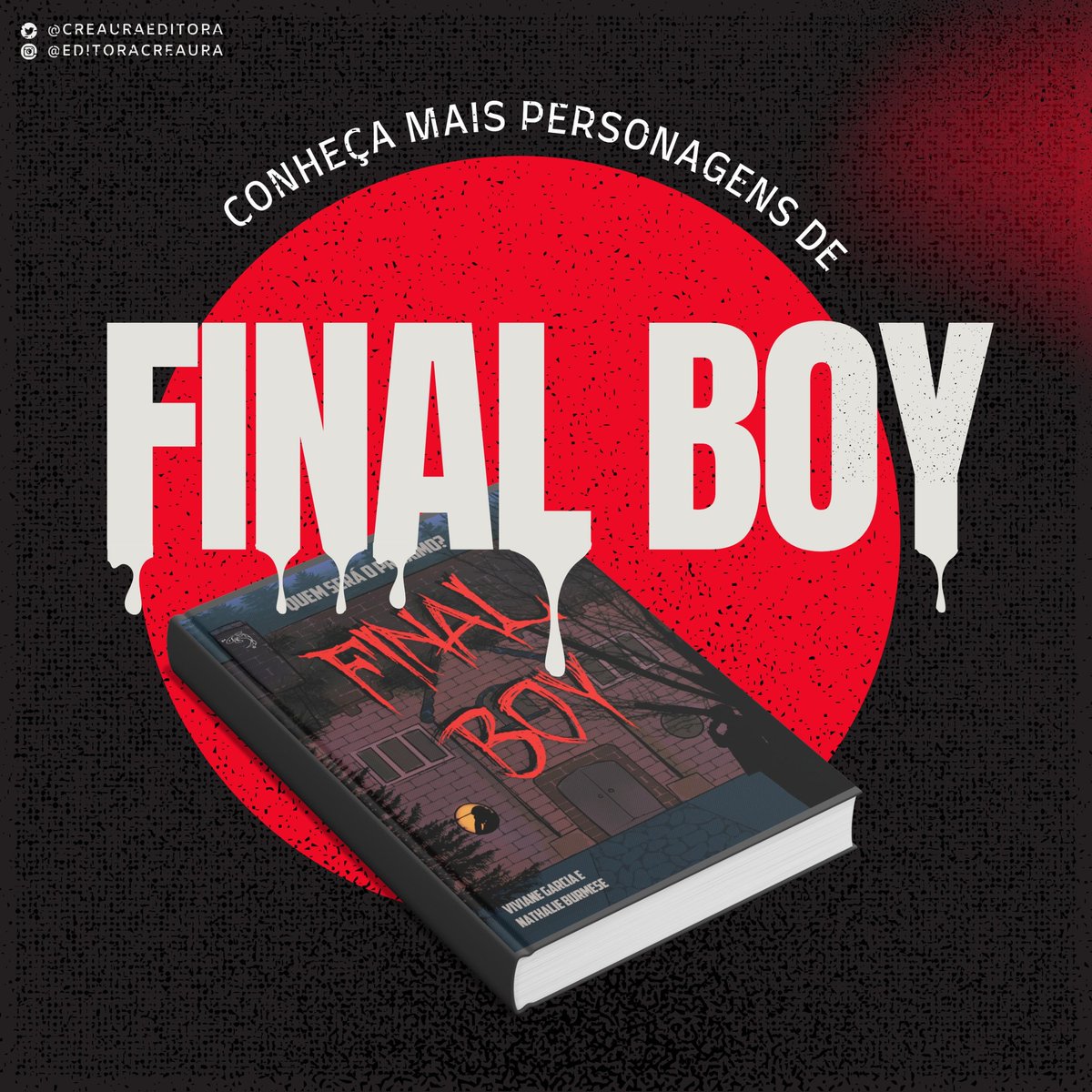 CreauraEditora's tweet photo. Como apresentamos nosso protagonista alguns posts atrás, hoje decidimos trazer um pouquinho sobre os personagens do grupinho de Henry em Final Boy. 
Como será que eles vão se sair em uma história de terror slash?!
[1/2] https://t.co/kpoM06EcCa