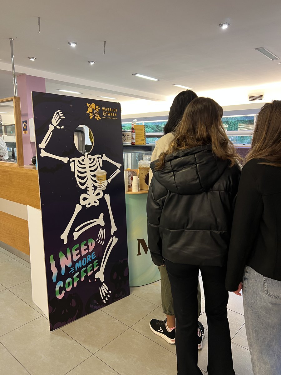 Trinity Catering (@tcdbites) on Twitter photo Delighted to have <a href="/WarblerandWren/">WarblerWren</a> serving free samples of Pumpkin Spice Latte's to students and staff today. 🎃
#tcdbites Delighted to have <a href="/WarblerandWren/">WarblerWren</a> serving free samples of Pumpkin Spice Latte's to students and staff today. 🎃
#tcdbites