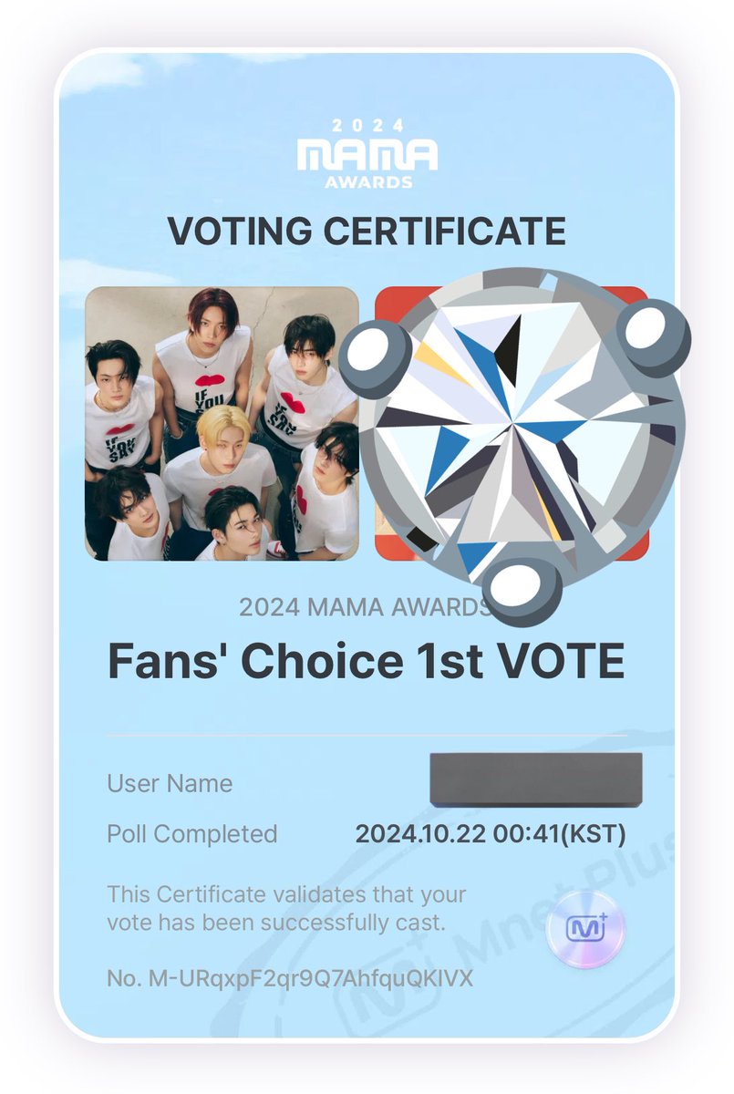 SIGAN VOTANDO ‼️
terminar en primer puesto en ambas votaciones es la única opción que tenemos, no nos conformemos y hagamos que todo esto sea por enha!

I vote #enhypen for #MAMA2024VOTE