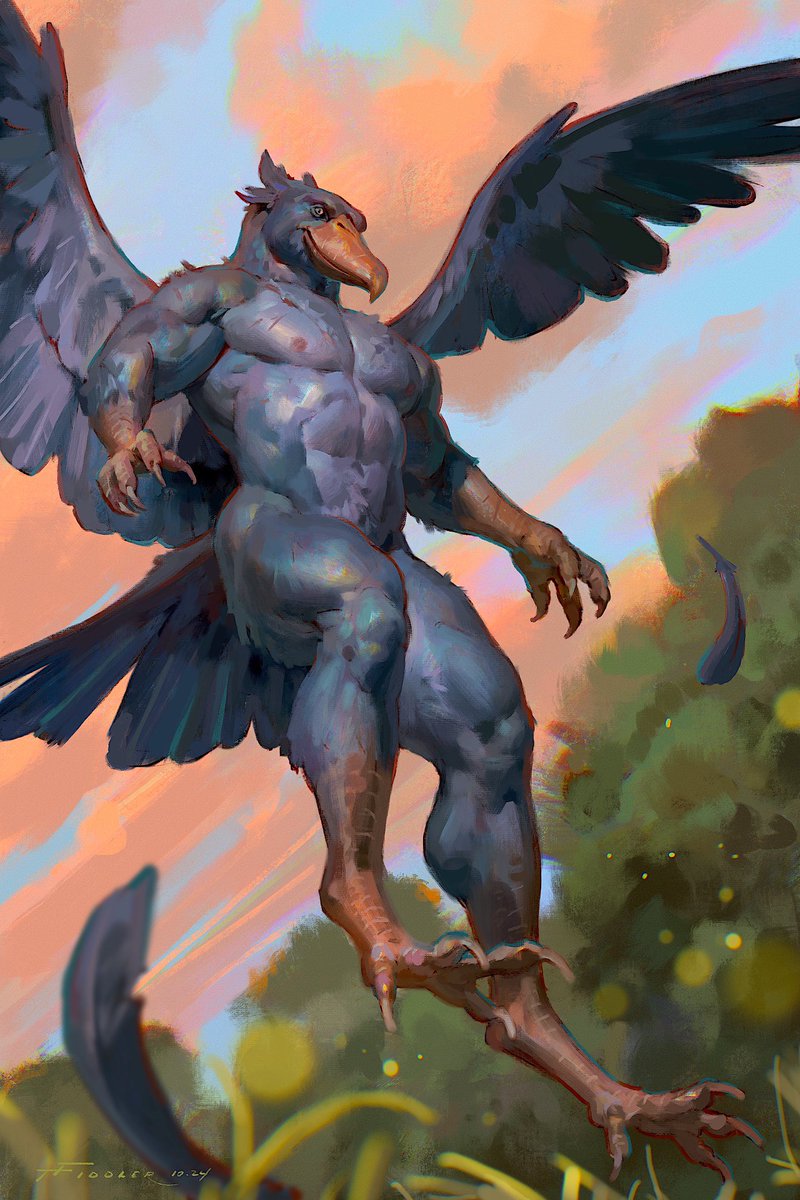 Weretober2024 Day 21! Shoebill