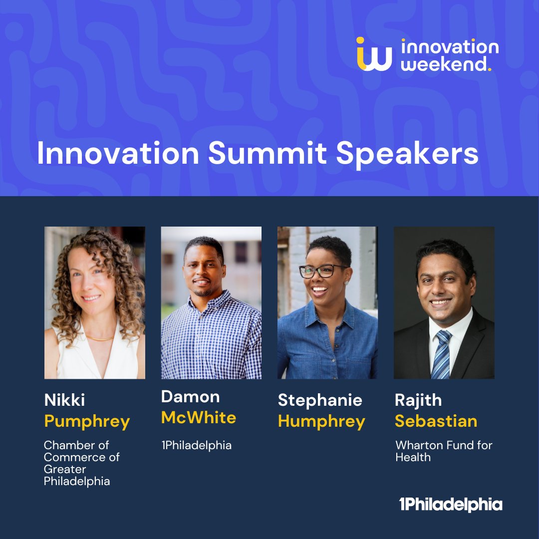From tech disruptors to seasoned entrepreneurs, ecosystem leaders and advocates for equity, our Summit speakers are ready to inspire and enlighten this week!

​Head to our website for the full schedule, session descriptions, and speakers. Tickets: bit.ly/3y1D4dZ #IWphl24