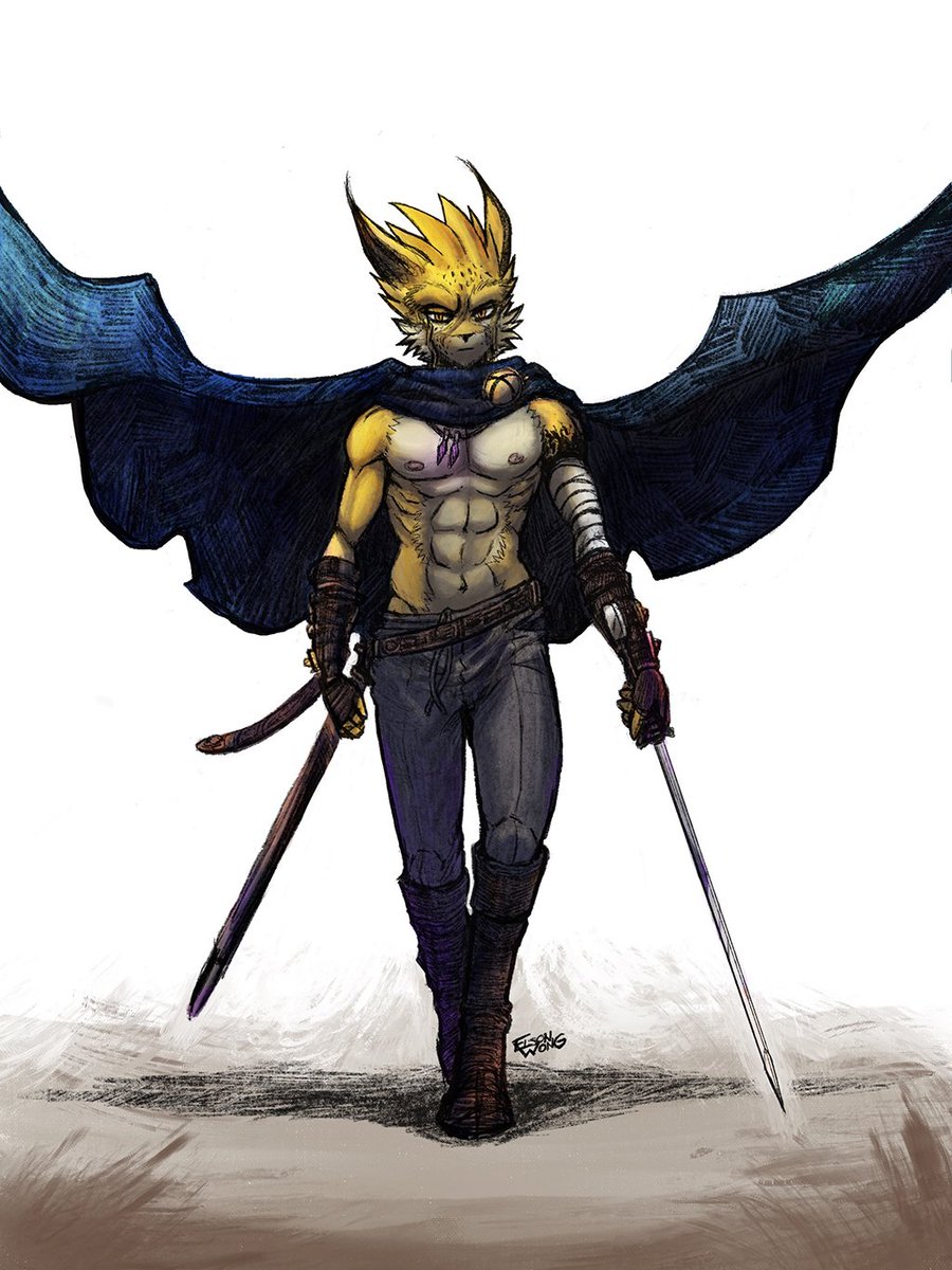 edenspell's tweet photo. Ashworth draws his blade. 🐱⚔️ https://t.co/rRkkn9SQUl