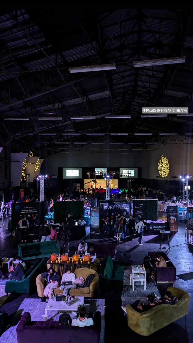 Spooky season at  <a href="/ETHGlobal/">ETHGlobal</a>  SF 🎃 #web3 #Hackingtime