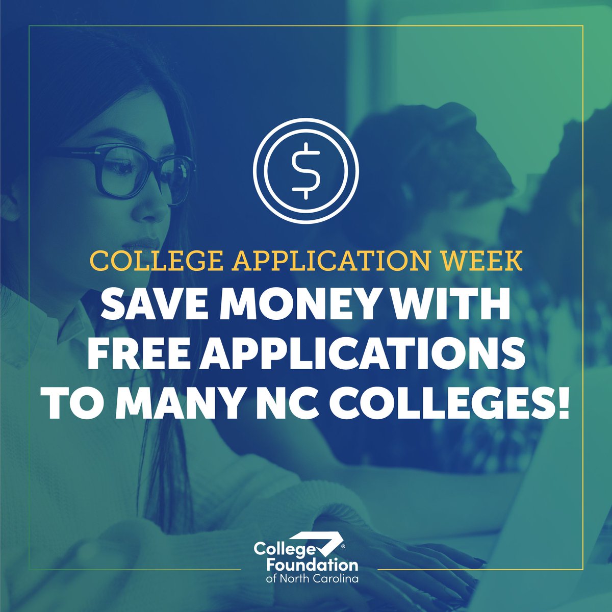 College Application Week starts TODAY! Students can submit their college applications to many NC colleges for free until Sunday, Oct. 27. Visit our website to get started: bit.ly/4dE3fpP
