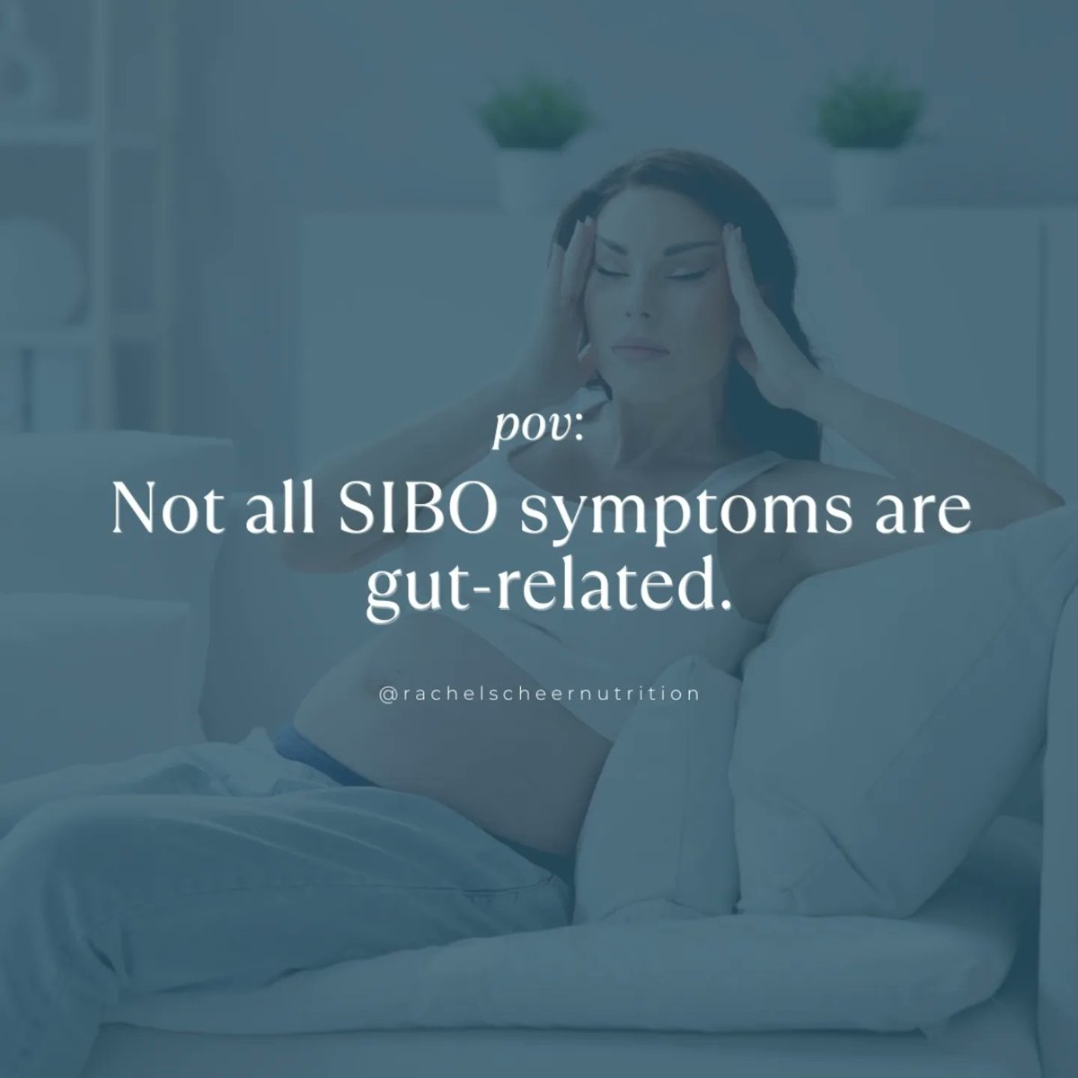 By focusing on gut health as the cornerstone of treatment, we can begin to address not just the obvious digestive symptoms, but also the far-reaching effects of SIBO on mental clarity, immune function, hormone balance, and overall vitality. 📲 Rachelscheer.com