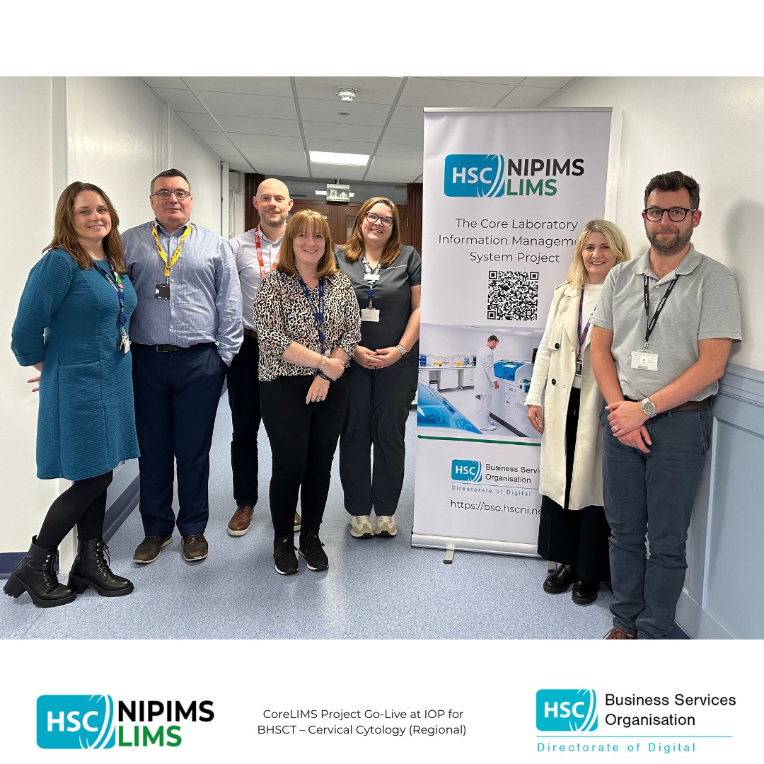 BSO_NI's tweet photo. Today, another phase of the @BSO_NI CoreLIMS project has gone live at @BelfastTrust with the Regional Cervical Cytology module on the new LIMS.
Full story: https://t.co/2UGn7tOO84โฆ
@healthdpt
@NHSCTrust
#BSO #Clinisys #digitalsolutions #BHSCT #makingadifference #HSC https://t.co/Chh1kMz97B