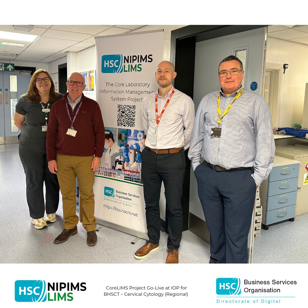 BSO_NI's tweet photo. Today, another phase of the @BSO_NI CoreLIMS project has gone live at @BelfastTrust with the Regional Cervical Cytology module on the new LIMS.
Full story: https://t.co/2UGn7tOO84โฆ
@healthdpt
@NHSCTrust
#BSO #Clinisys #digitalsolutions #BHSCT #makingadifference #HSC https://t.co/Chh1kMz97B