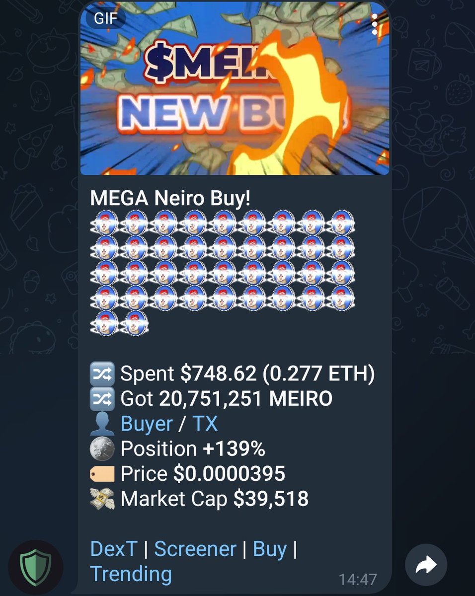 CryptoKingZone1's tweet photo. With $MEIRO, the future of crypto is bright and bullish! 🌕📈
Join a project that’s here to stay and grow. #MEIRO #ToTheMoon https://t.co/0MMgxamISe