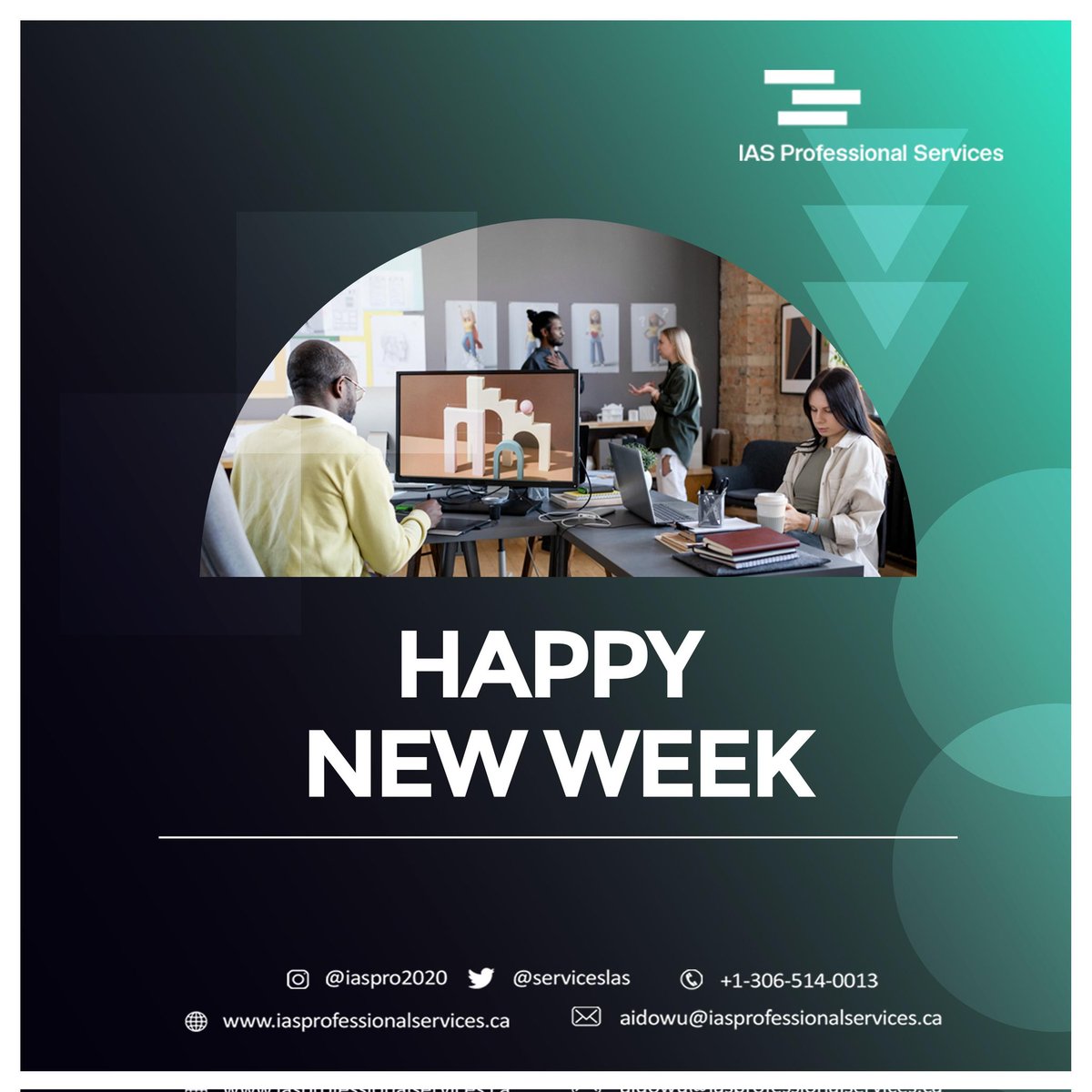 ServicesIas's tweet photo. Happy new week! 

This week Stay focused, stay motivated, and make every day count. Wishing you a productive and fulfilling week ahead!

#hnw #newweek #mondaymorning #iaspro https://t.co/FlefbB4C9x