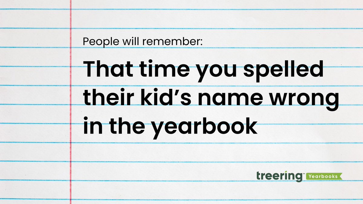 Treering's tweet image. At Treering, we have proofing materials to help you out: PDFs of your actual yearbook and printed proofs - sent to your door to review!

#yearbook #proofing #editors #school #studentmemories #memories