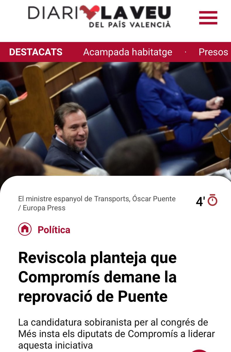 A voltes, no tantes com voldríem, això de la valentia no és solament un eslògan de campanya. 
Gràcies <a href="/orxalate/">Pablo Orxalate</a> per defendre la proposta 💪🏼
<a href="/ReviscolaPV/">Reviscola! Més democràcia i més país!</a>