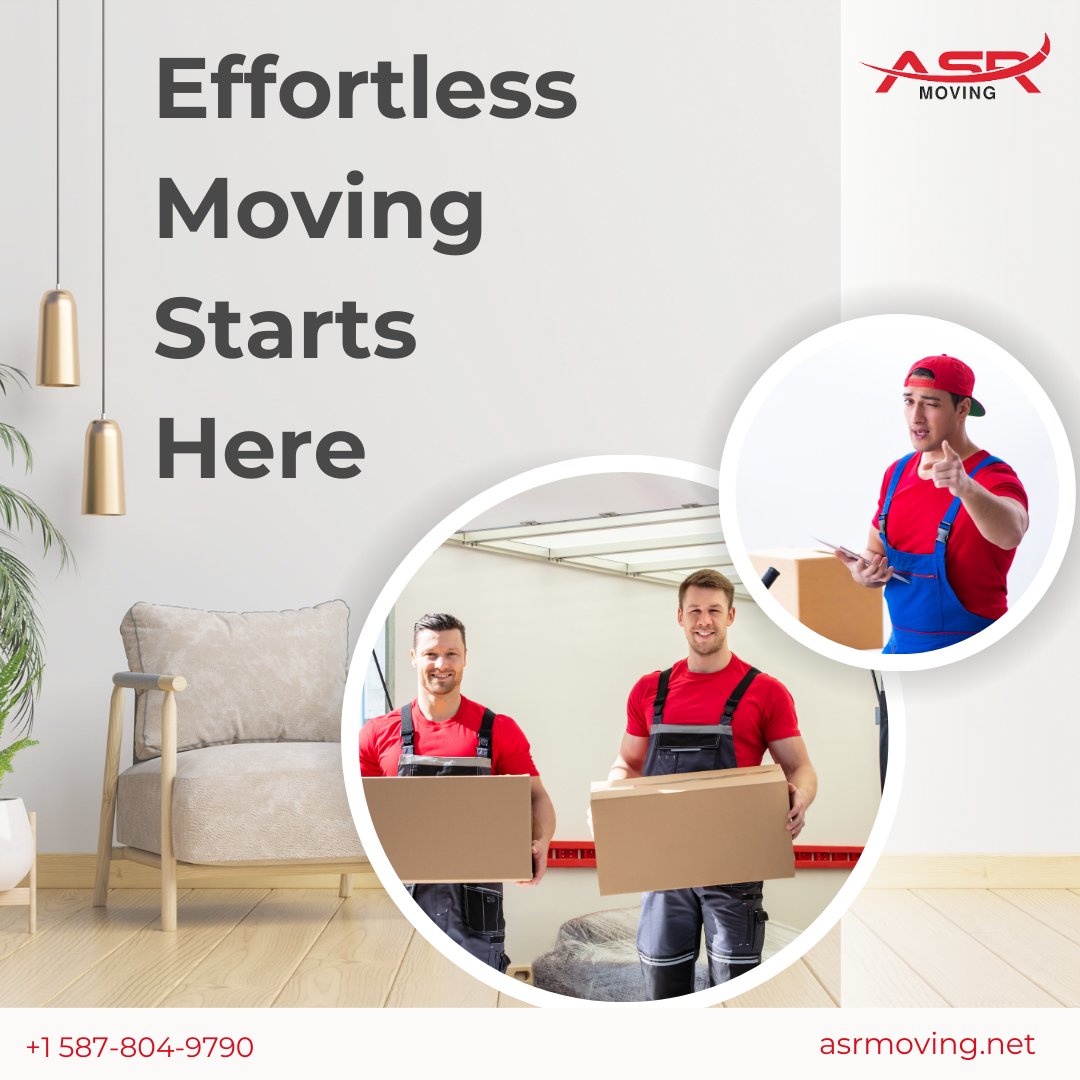 ASR_Moving's tweet image. From start to finish, enjoy a stress-free move with our expert team.

To know more, visit zurl.co/Qns8 or call us at +1 587-804-9790

#canadamoving #professionalmovers #packagingservice #apartmentmoving #Lastminutemove #movingservices #ASRmoving #packersandmovers