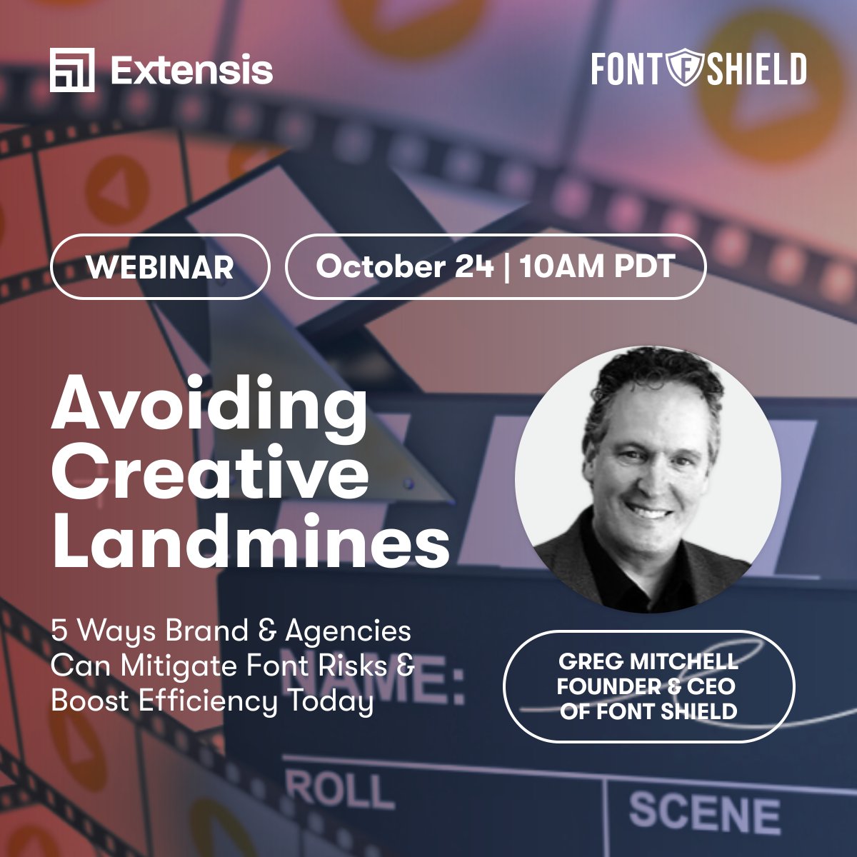 extensis's tweet image. How will a font foundry know if I&apos;m using a font without a proper license?

Find out the answer to this question - and many more - at our Avoiding Creative Landmines Webinar on Thursday, October 24. 

Save your spot -&amp;gt; bit.ly/3BRNjmn

#fontlicensing #creativeoperations