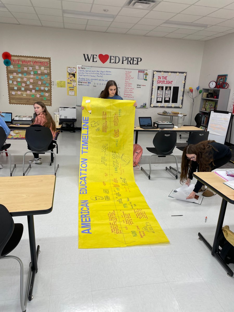 CareerTech_TPSD's tweet image. Timeline of our Educational System has evolved over the years…Our Future Educators are getting well prepared for their careers as an Educator!  #EDUCATORPREP #CTE #TPSD