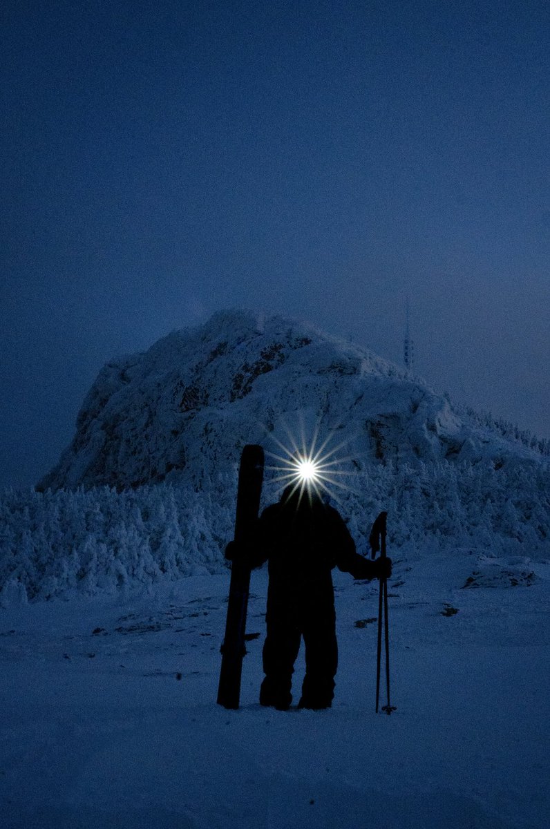 Night. 
•
•

#skiing #skis #ski #mountains #adventure #powder