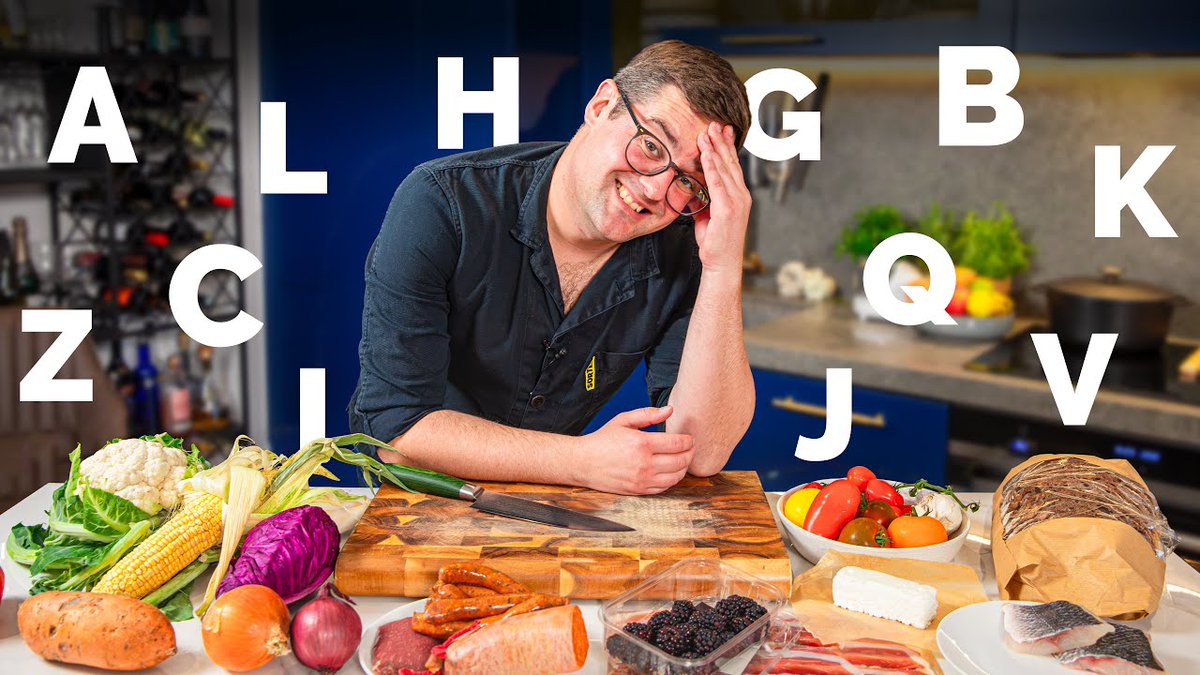 NEW VIDEO 🚨 

It's take two as Chef Ben has to cook up a delicious dish or dishes using only 26 ingredients... one for every letter of the alphabet! Can he do it? 

Watch now: youtu.be/YzBhnZxI5bE