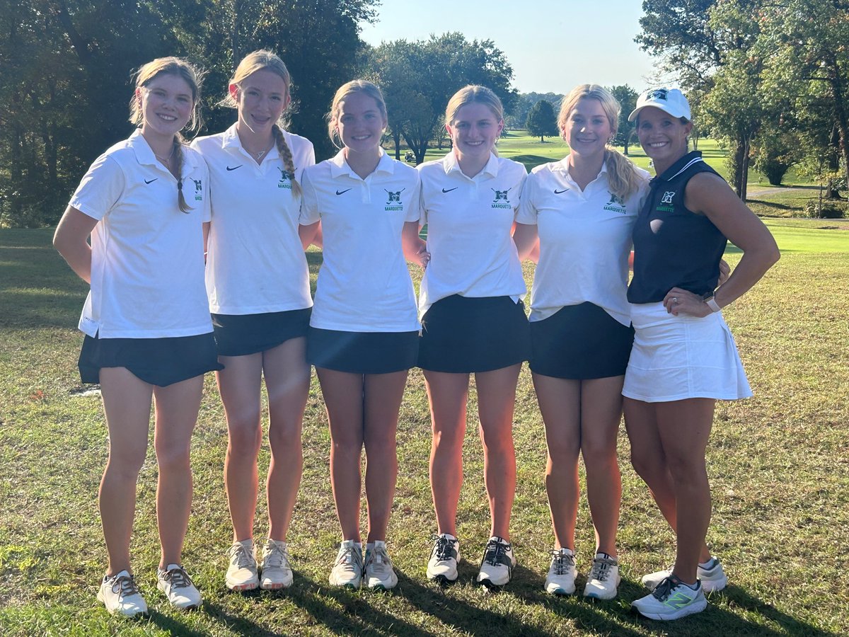 Congratulations to our girls who made our Yellow Pool Girls Golf All-Conference.
Audrey Binsbacher 
Lillian Ott
Gwyn Mathus