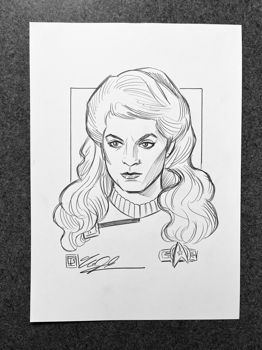 TimShinn73's tweet photo. Star Trek sketches of Saavik
2b pencil on 7x10 Bristol paper
Up for grabs. $40 each. $5 shipping in the US. $15 shipping everywhere else
Message me to claim.
#startrek #searchforspock #saavik #kirk #spock #khan #wrathofkhan #borg #drawing #robincurtis #kirstiealley https://t.co/JhcInm5zLY