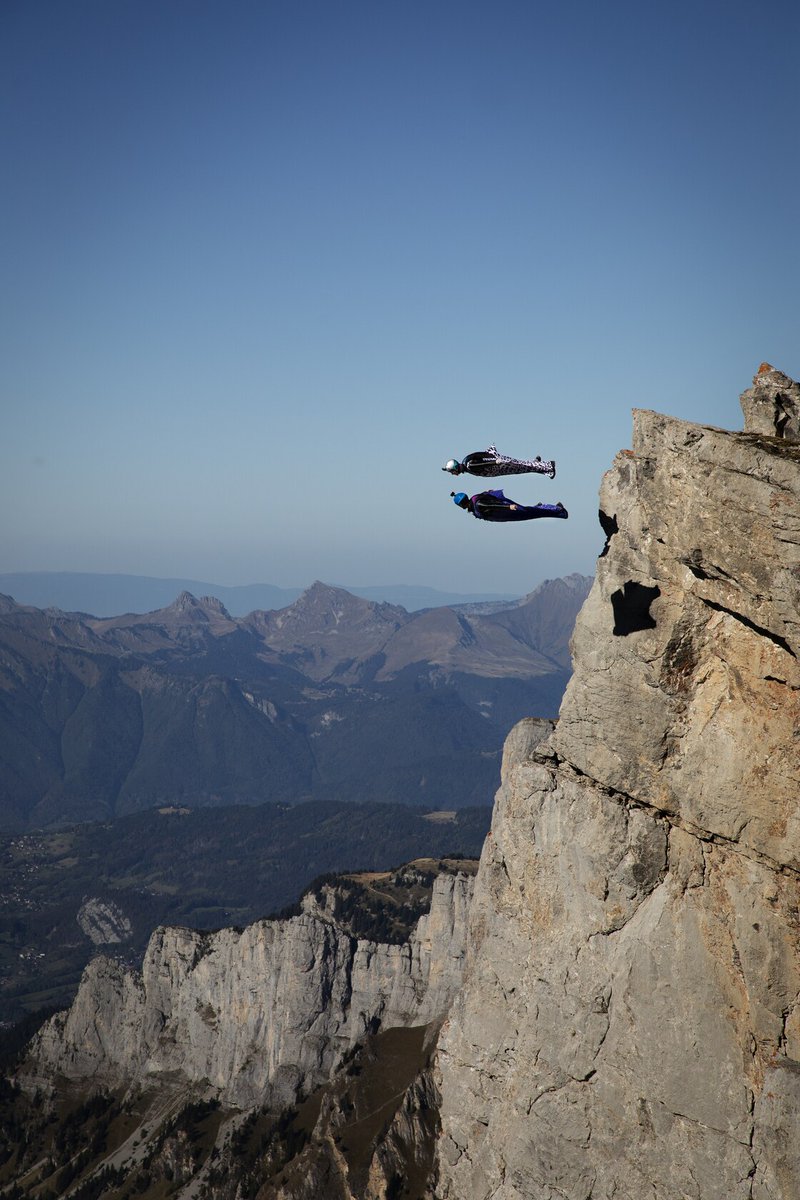WayoftheWing's tweet photo. “For me, the least appealing side of BASE jumping is the fact that it is dangerous and scary. I hate the feeling of standing on a mountain and being super scared. It’s not about the fear or the danger or the risk. It’s about the love of flying.”

~ Amber Forte, currently ranked the #1 female wingsuiter in the world and holder of the world record for the fastest female in a wingsuit. In the amazing new documentary movie Fly, 2024.

#wingsuit #flying #risk