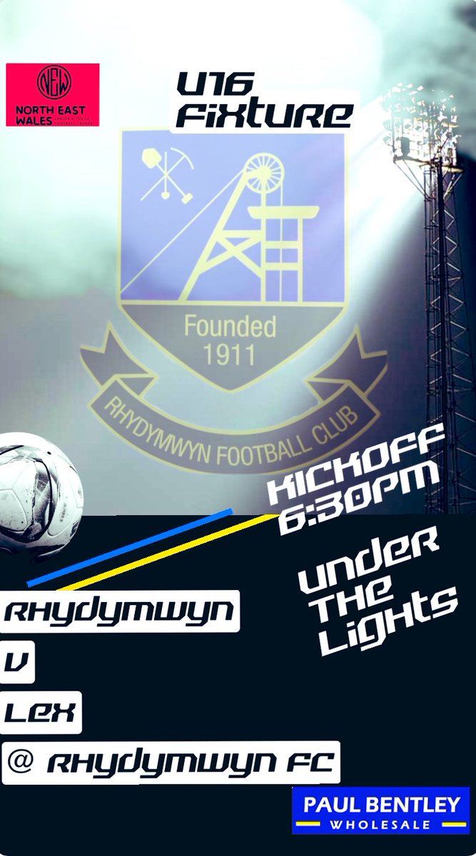 The U16s take on Lex…. 6:30 tonight under the lights 💡 
#MondayNightFootball