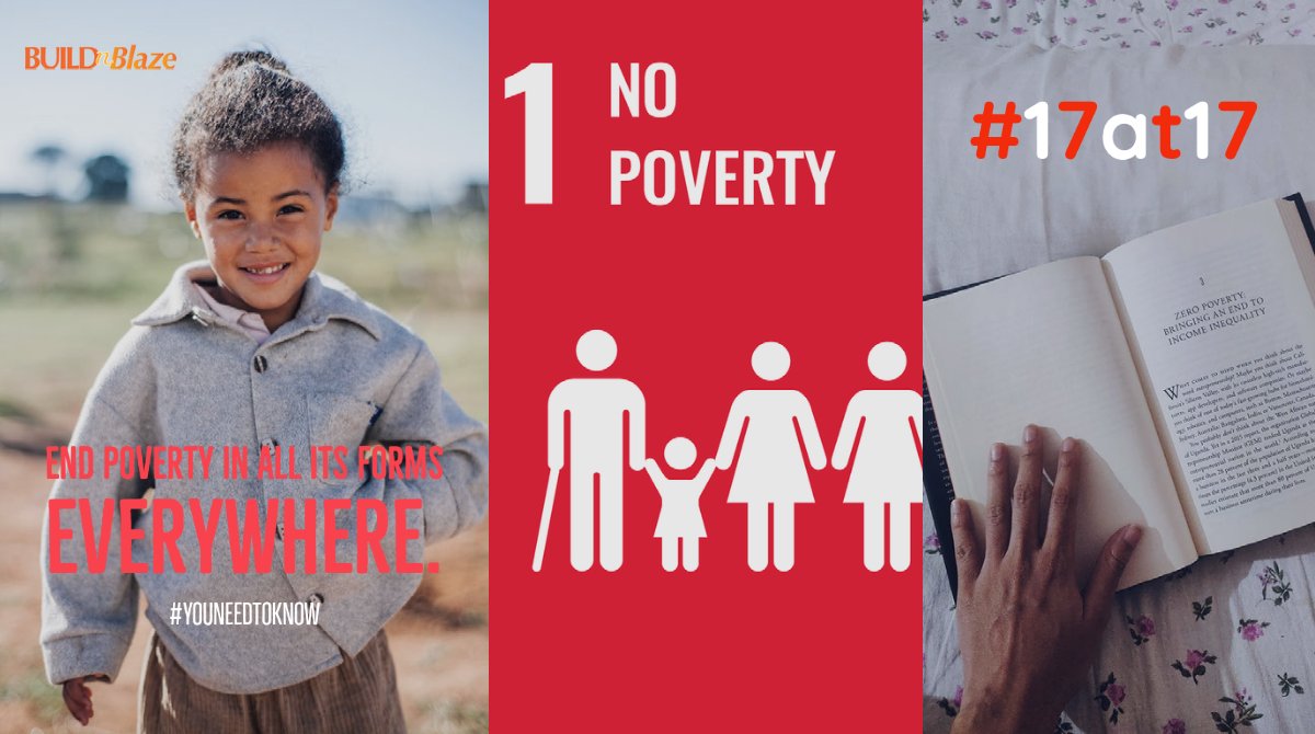 No Poverty.

#17at17 for #SDGs
Our annual event dedicated to the #GlobalGoals
Is back for 17 weeks! 

This week we mark #SDG1: No Poverty, with #PovertyDay

Join us!
#BetheChange
<a href="/BuildnBlazeTV/">Build n Blaze TV</a>