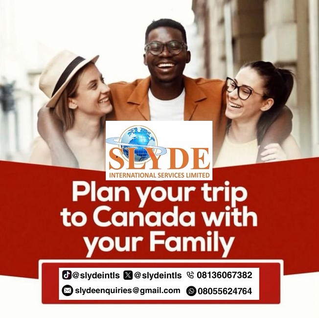 Slydeintls's tweet photo. It's not too late to start planning your family trip to Canada this festive season. 
Contact Slyde today and let us make it possible!
#Tomarket #Bobrisky #gistlover #Biafra #TimeFarm #Vaseline #Bobrisky https://t.co/KeihracAw2