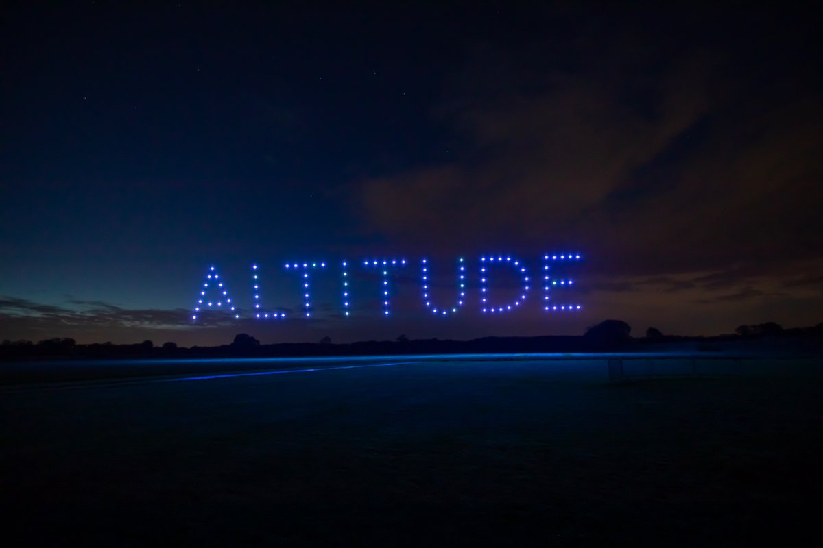 Here is our company logo formed using only 100 of <a href="/AeroAVA/">AeroAVA</a>'s show drones.

Ask us how we can help you create an impact for your business in the night sky!

#droneshowuk #droneshow #eventprofsuk #marketing #branding #promotion