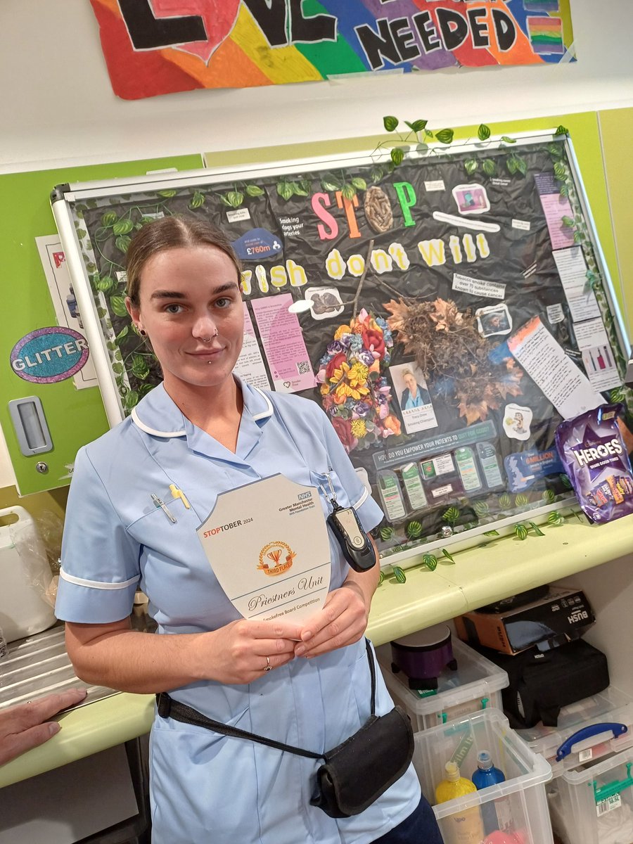 Flo_TTDTeam's tweet photo. Coming at third place on the Stoptober board competition  @priestners @GMMH_NHS @JoanneReynard https://t.co/GKuGiaGHAk
